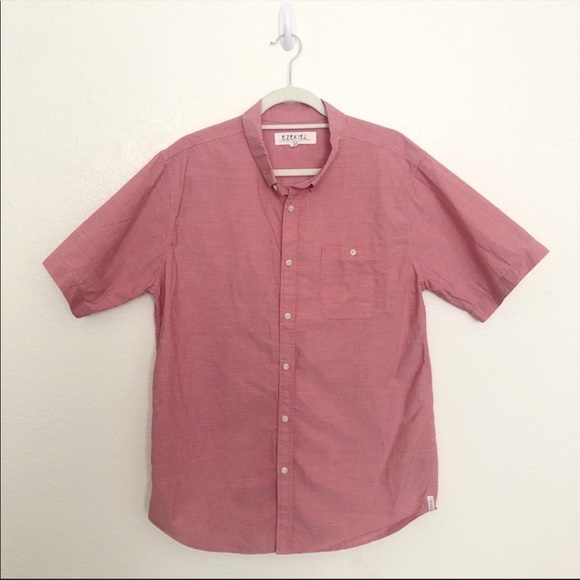 Ezekiel men’s button down muted red size L - Picture 2 of 9